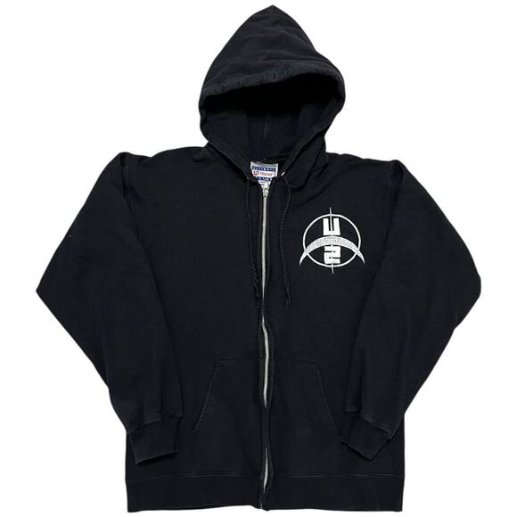 U2 360 Tour ‘09 Black Zip Up Hoodie - Picture 1 of 4